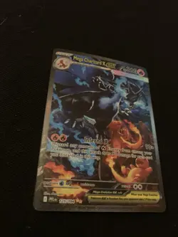 Mega Charizard X ex 125/094 Me02: Phantasmal Flames SIR Holo Pokemon TCG Card - Image 3