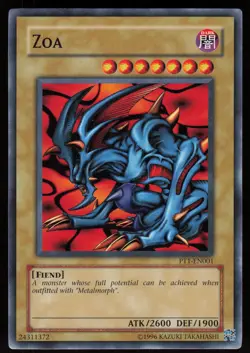 Zoa PT1-EN001 Common Pharaoh Tour 2005 promotional cards Yu-Gi-Oh - Image 1