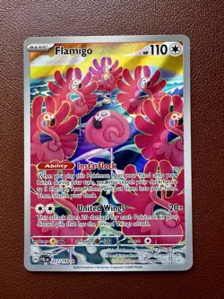 Flamigo 227/193 Paldea Evolved Illustration Rare Pokemon Card TCG Mint - Image 1
