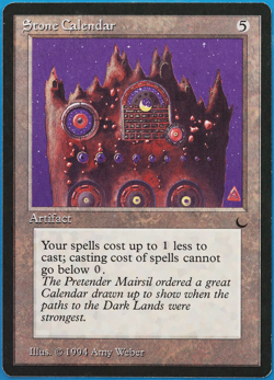 Stone Calendar The Dark NM (Reserved List MTG Magic Card) (497297) ABUGames - Image 1