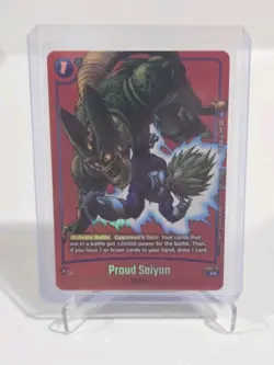 Dragon Ball Super Card Game Proud Saiyan FS07-12 Manga Event Pack Promo - Image 1