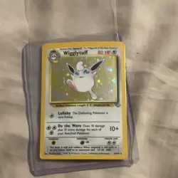 Wigglytuff 16/64 Jungle Holo Rare 80 HP Unlimited Pokemon Card - Image 1