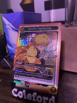 Union Arena Demon Slayer Kimetsu no Yaiba - Zenitsu Agatsuma SR UE05BT/KMY-1-071 - Image 1