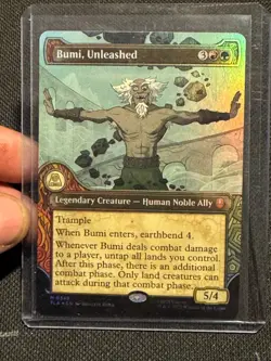 Magic The Gathering - Avatar: The Last Airbender - Bumi, Unleashed Showcase Foil - Image 1