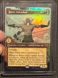 Magic The Gathering - Avatar: The Last Airbender - Bumi, Unleashed Showcase Foil - Image 4