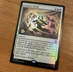 Avatar's Wrath [Prerelease] R 0012, NM Foil Promo, MTG Avatar TLA Date-Stamped - Image 2