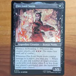 The Rise of Sozin / Fire Lord Sozin - Prerelease Foil Promo - Avatar TLA MTG - Image 2
