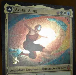 Avatar Aang / Aang, Master of Elements - Prerelease Foil Promo - Avatar TLA MTG - Image 3