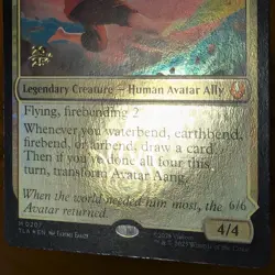 Avatar Aang / Aang, Master of Elements - Prerelease Foil Promo - Avatar TLA MTG - Image 4