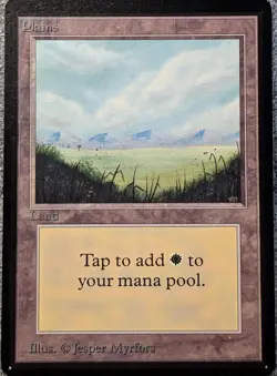 MTG - BETA PLAINS A - NM/Unplayed - MAGIC THE GATHERING - Image 1