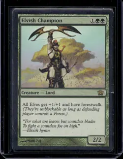 MTG | Elvish Champion | 8th Edition | Foil | Heavily Played | English - Image 1