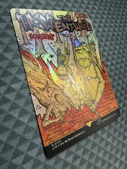 MTG Hew the Entwood #0737 Foil Borderless Poster M Universes Beyond: TLOTR (LTR) - Image 3