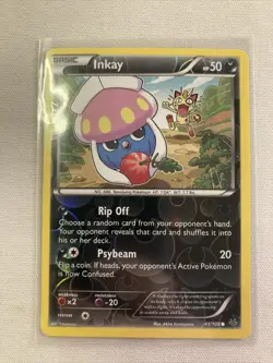 Pokemon TCG Inkay Roaring Skies 41/108 Reverse Holo 1st Edition Common - NM - Image 1