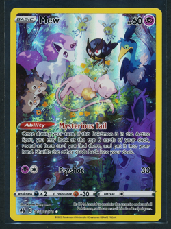 Mew GG10/GG70 Galarian Gallery Holo Rare Pokemon Crown Zenith NM - Image 1