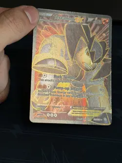 Pokemon TCG Terrakion EX Full Art 121/124 Dragons Exalted NM - Image 3