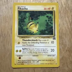 Pikachu - Black Star Promo #27 “Bumblebee” - Vintage 1999 WOTC Pokemon Card - Image 1