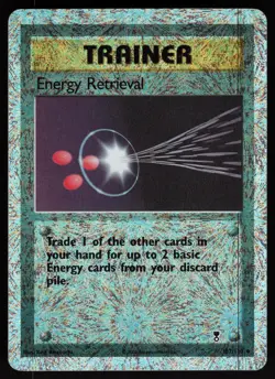 Energy Retrieval 107/110 Uncommon Legendary Collection Reverse Holo Pokemon - Image 1