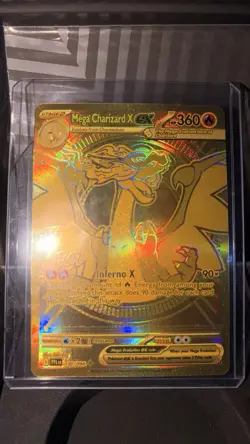 Pokemon Mega Charizard X ex Full Art Holo 130/094 Phantasmal Flames 360HP - Image 2