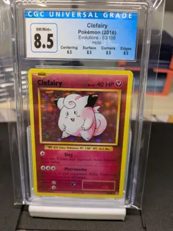 CGC Graded Holo Pokemon Evolutions Slab Lot - Raichu Machamp Clefairy Nidoking - Image 3