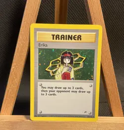 Erika - 16/132 - Pokemon Gym Heroes Unlimited- NM HUGE SWIRL - Image 1