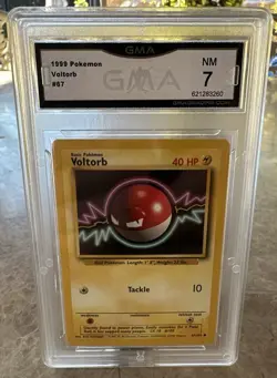 1999 POKEMON 67/102 VOLTORB BASE SET NON HOLO ENGLISH - 7 NEAR MINT - Image 1