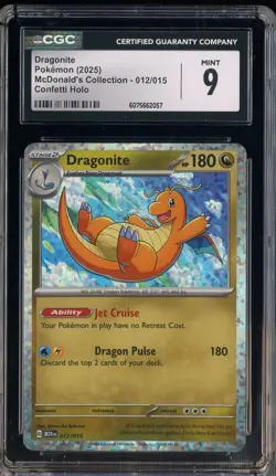 2025 Pokemon McDonald's Collection M24EN #001/015 Charizard CGC 9 MINT - Image 1