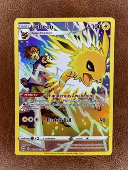Pokemon Jolteon Ultra Rare SWSH09: Brilliant Stars Trainer Gallery TG04/TG30 - Image 1