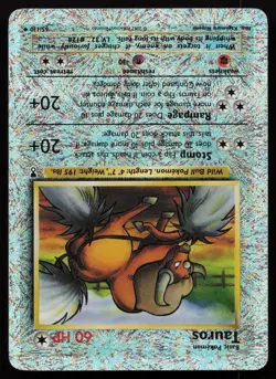 Tauros 65/110 Uncommon Legendary Collection Reverse Holo Pokemon - Image 1