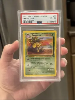 Pokemon EXEGGUTOR 35/64 Italian Jungle 1ST EDITION RARE! PSA 4 - Image 1