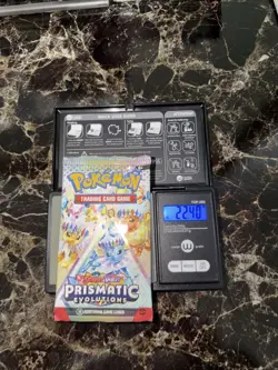 1x 22.40 Gram HEAVY Prismatic Evolutions Pack! Sealed! PRE S&V Pokemon TCG ENG - Image 1