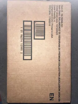SEALED CASE of 6x Pokemon TCG Salamence ex & Reshiram ex PREMIUM COLLECTION. - Image 2