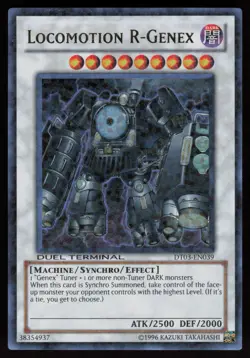 Locomotion R-Genex DT03-EN039 Duel Terminal Ultra Rare Yu-Gi-Oh - Image 1