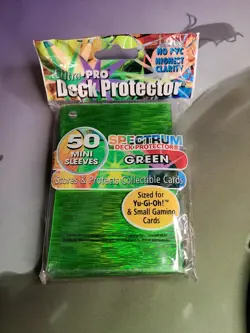 Yu-Gi-Oh! Ultra Pro SPECTRUM Deck Protector Sleeves GREEN NEW SEALED 2004 - Image 1