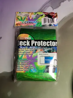 Yu-Gi-Oh! Ultra Pro SPECTRUM Deck Protector Sleeves GREEN NEW SEALED 2004 - Image 2