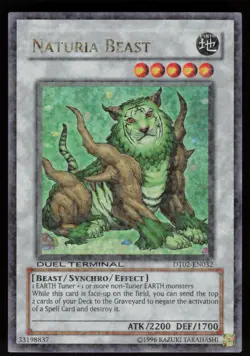 Naturia Beast DT02-EN032 Duel Terminal Ultra Rare Yu-Gi-Oh - Image 1