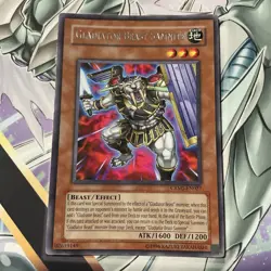 Yugioh! MP Gladiator Beast Samnite - CRMS-EN027 - Rare - Unlimited Edition LP - Image 1