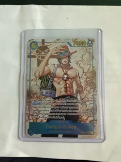 One Piece TCG Portgas D Ace SEC Parallel OP13-119 Carrying On His Will English - Image 1