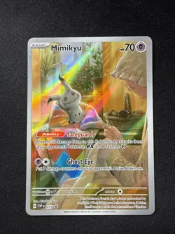 Pokemon TCG Mimikyu SVP 075 Black Star Promo NM - Image 1