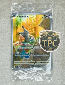 POKEMON TCG - Mimikyu SVP 075 - Scarlet & Violet Black Star Promo SEALED NM/M - Image 1