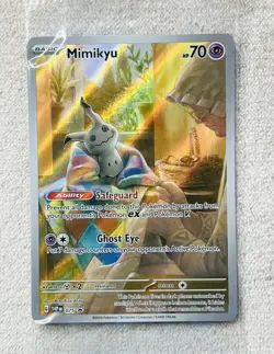 POKEMON TCG - Mimikyu SVP 075 - Scarlet & Violet Black Star Promo SEALED NM/M - Image 2