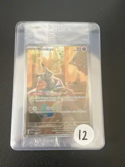 Pokemon TCG - Mimikyu SVP 075 Scarlet & Violet Black Star Promo NM SEALED - Image 1