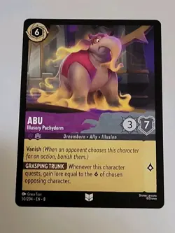 Disney Lorcana TCG - Reign Of Jafar: Abu (050/204) - Uncommon - Near Mint - Image 1