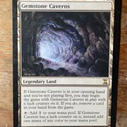 Gemstone Caverns Time Spiral Regular MTG Card - Image 1