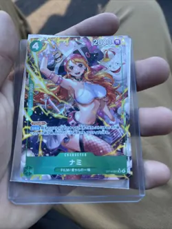 ONE PIECE Card Nami SR Parallel OP14-031 Japanese Seven Heroes of the Blue Sea - Image 1