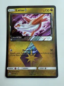 Pokemon Latias Holo Foil Rare Card 107/168 Celestial Storm Prism Star 2018 - Image 1