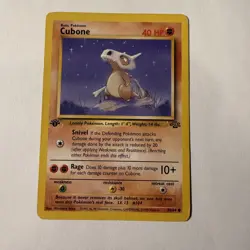 Pokemon Cubone 50/64 Jungle Regular 1st Edition 1999 - Image 1