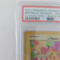 [PSA 10] Birthday Pikachu 24 Celebrations Classic Collection Holo POKEMON - Image 5