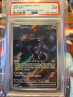 Pokemon 151 SVP EN PSA 9 Mewtwo EX #052 Ultra Premium UPC Black Star Promo - 058 - Image 1