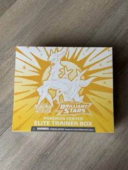 Pokemon Center Sword Shield Brilliant Stars Elite Trainer Box ETB Factory SEALED - Image 1