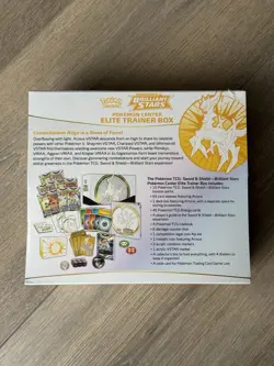 Pokemon Center Sword Shield Brilliant Stars Elite Trainer Box ETB Factory SEALED - Image 3